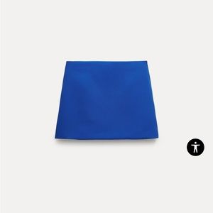 New with tags blue Zara mini skirt